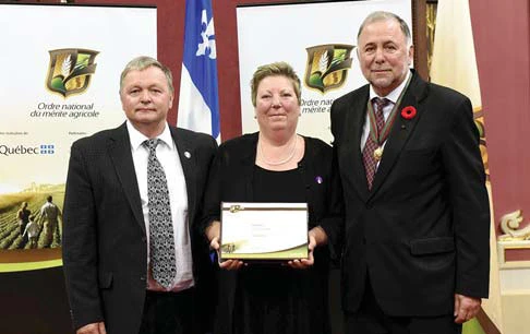 Mario Mailloux, Thérèse Choinière et le ministre Pierre Paradis